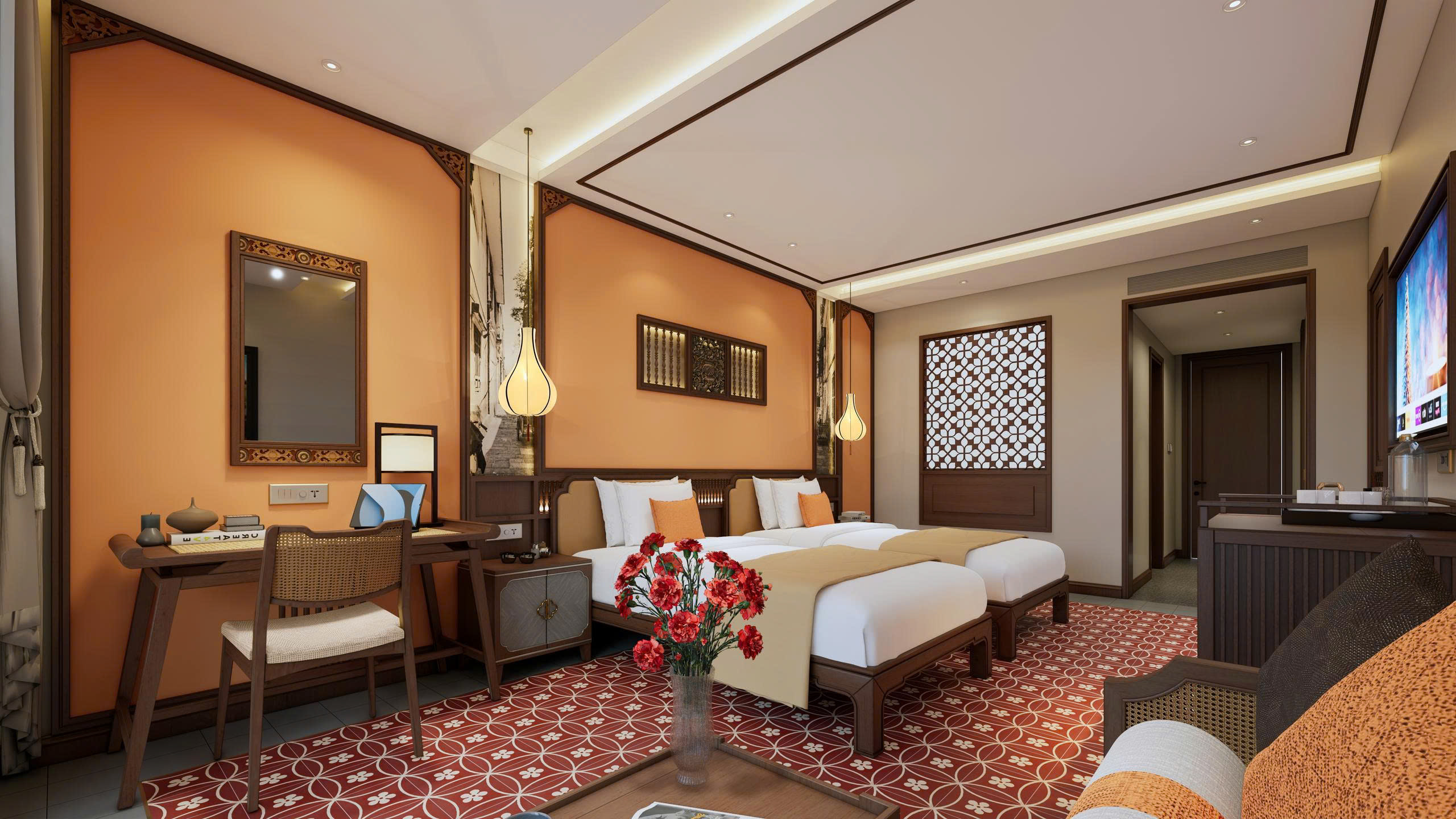 Phòng Lồng Đèn Đôi