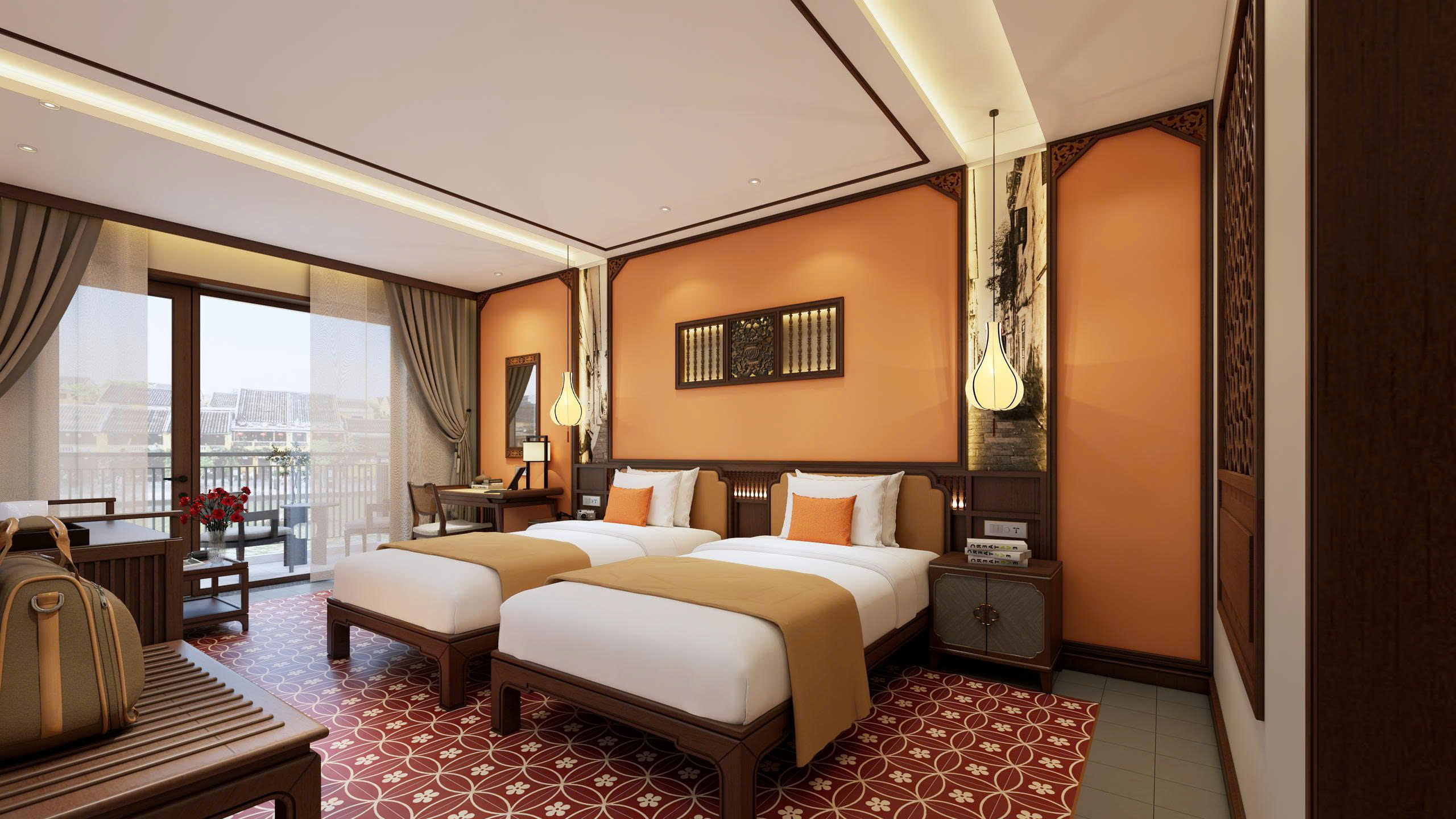 Lantern Twin Room - 3